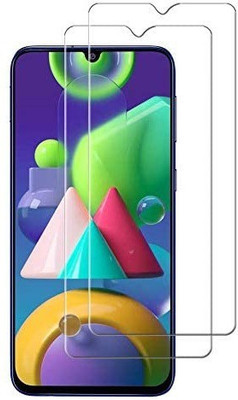 FITSMART Tempered Glass Guard for Samsung Galaxy M21(Pack of 2)