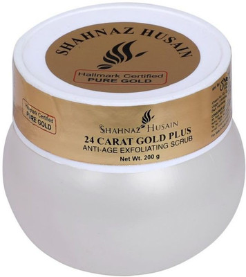 Shahnaz Husain 24 Carat Gold Plus Anti-Age Exfoliating Scrub - 200 Gms. Scrub(200 g)