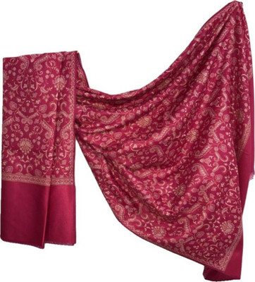 FAISHONMART Cashmere Printed Women Shawl(Pink)
