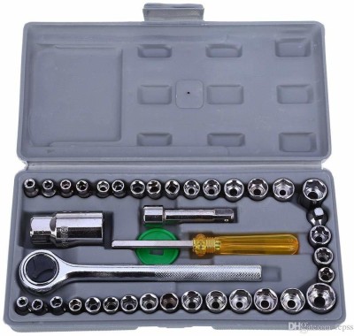 Fun Gallery Fun Gallery 40 in 1 Pcs Wrench Tool Kit and Screwdriver and Socket Set Socket Set(Pack of 1)