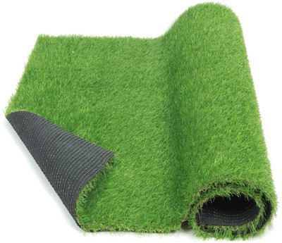 A CUBE LUXURY SOLUTIONS Artificial Grass, PP (Polypropylene) Floor Mat(Green, Large)