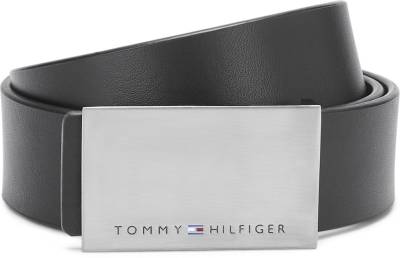 TOMMY HILFIGER Men Formal Black Genuine Leather Belt