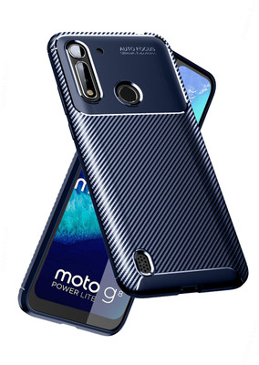 Golden Sand Back Cover for Motorola G8 Power Lite, Moto G8 Power Lite(Blue, Shock Proof)