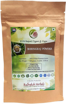 RUDRAKSHHERBALS BHRINGRAJ POWDER(100 g)
