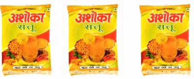 ASHOKA Refined Fibrous Sattu, 500 Grams Pack of 3 (500 Grams each)(1.5 kg, Pack of 3)