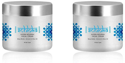 MODICARE SCHLOKA Hydra nourish facial cream with Shea butter, Almond & Olive Oil (2*100 ml)(200 ml)