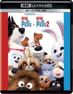 The Secret Life of Pets 1 & 2: (2 Movies Collection) (4K UHD) (2-Disc)(4K(UHD) Blu-ray English)