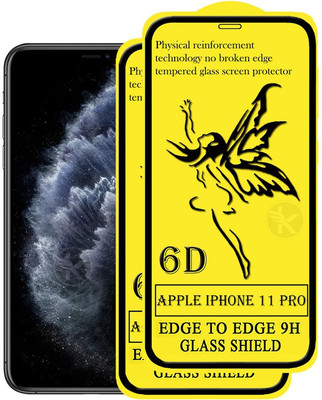 HQ Protection Edge To Edge Tempered Glass for Apple iPhone 11 Pro(Pack of 2)