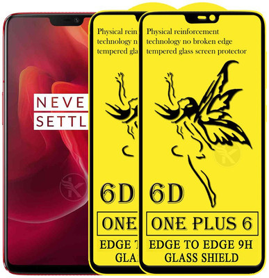 HQ Protection Edge To Edge Tempered Glass for OnePlus 6(Pack of 2)
