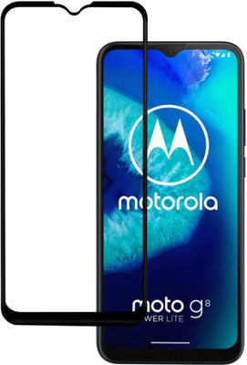 HUPSHY Edge To Edge Tempered Glass for Motorola Moto G8 Power Lite, Motorola Moto G9, Motorola Moto E7 Plus(Pack of 1)