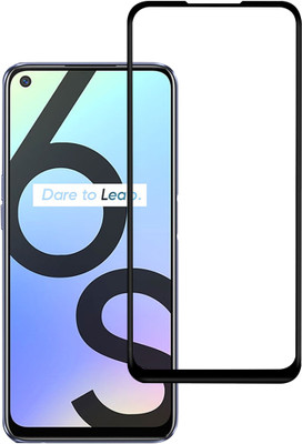 HUPSHY Edge To Edge Tempered Glass for Realme 6s(Pack of 1)