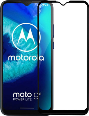 Hupshy Edge To Edge Tempered Glass for Motorola Moto G8 Power Lite, Motorola Moto G9, Motorola Moto E7 Plus(Pack of 1)