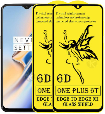 HQ Protection Edge To Edge Tempered Glass for OnePlus 6T(Pack of 2)