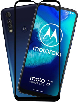 HUPSHY Edge To Edge Tempered Glass for Motorola Moto G9, Motorola Moto G8 Power Lite(Pack of 1)