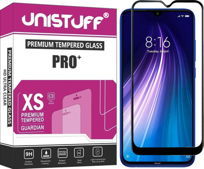 Unistuff Tempered Glass Guard for Mi Redmi Note 8(Pack of 1)