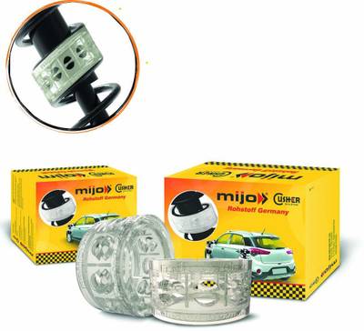 Mijo CAR COIL SPRING BUFFER SET OF 2 PCS. SIZE-B Shock Absorber  (Car)