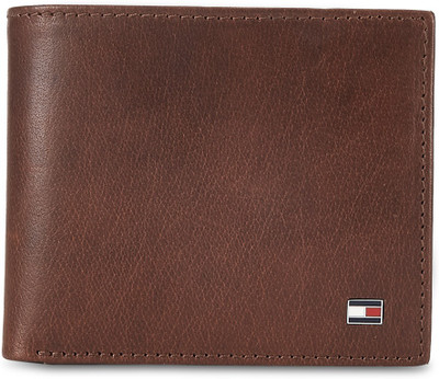 TOMMY HILFIGER Men Brown Genuine Leather Wallet(6 Card Slots)