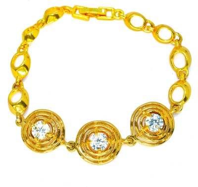 ABHISHEK FASHION Metal Zircon Gold-plated Bracelet