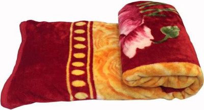 Changers Printed Double Mink Blanket for  Mild Winter(Microfiber, Multicolor)