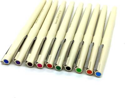 LUXOR Graphic 05 Fineliner Pen  (Pack of 10)