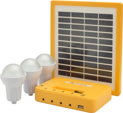 Agni Solar Home Lighting Kit 3 Solar Light Set(Free Standing Pack of 1)