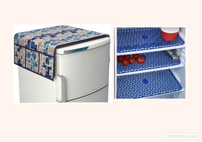 Luvly Home Fridge Mat(Width: 30 cm, Multicolor)