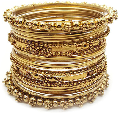 PANKSHRI ENTERPRISE Metal Bangle(Pack of 24)