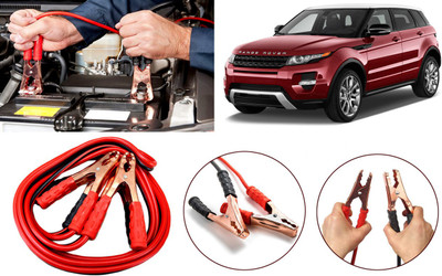 Auto Kite Heavy Duty Jumper Booster Cables Anti Tangle Copper Core RY210 7.5 Feet Wire approx 7.2 ft Battery Jumper Cable(Pack of 1)