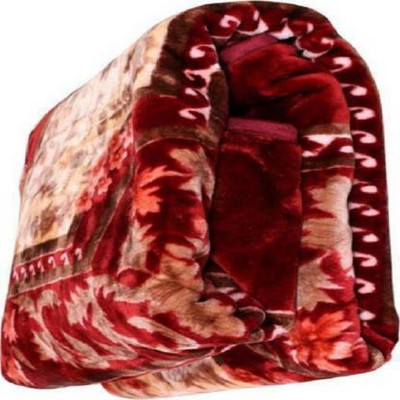Swikon star Floral Single Mink Blanket for  Heavy Winter(Polyester, Multicolor)