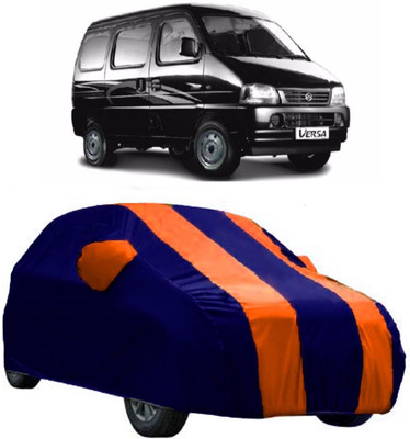 CRONEX Car Cover For Maruti Suzuki Versa (With Mirror Pockets)(Orange, Blue)