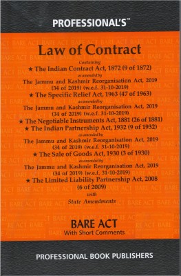 Law Of Contract(Paperback, Editorial Board of Professional Book Publishers)