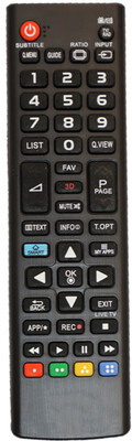 Upix URC122 LCD/LED TV Remote Compatible for LG LCD/LED/3D Plasma TV Remote Controller(Black)