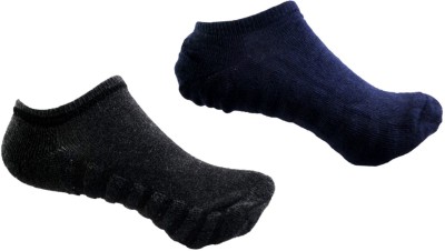 VOICI Men & Women Solid Ankle Length(Pack of 2)