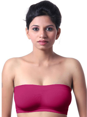 PANKSHRI ENTERPRISE Women's Seamless Non Padded Non Wired Bra Women Sports Non Padded Bra(Pink)