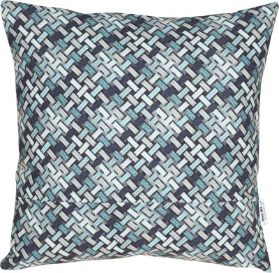 Oscar Home Printed Cushions & Pillows Cover(Pack of 2, 40 cm*40 cm, Blue)