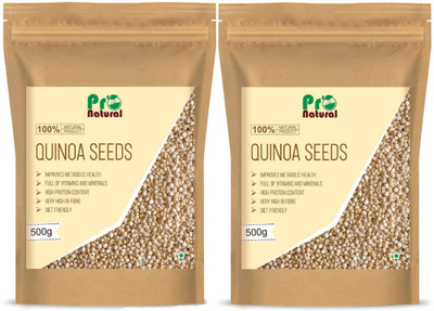 Pronatural Quinoa Seed for Weight Loss, High in Proteins & Calcium/ Rich in Fiber, 500X2gms Quinoa(1 kg, Pack of 2)
