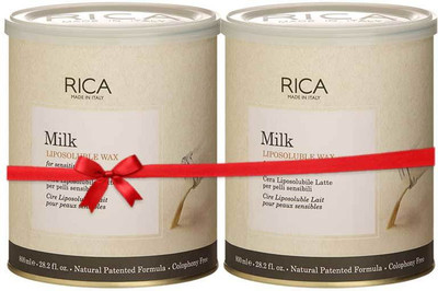 Rica Milk Wax for Sensitive Skin – Set of 2 – Made in Italy Wax(800 ml, Set of 2)