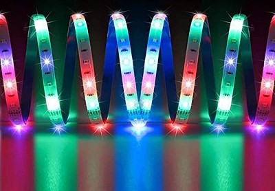 CANDLE 300 LEDs 4.95 m Multicolor Steady Strip Rice Lights(Pack of 1)