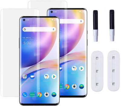 Tough Lee Edge To Edge Tempered Glass for Oneplus 8 Pro(Pack of 2)