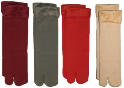 pawan_co Women Woven Ankle Length(Pack of 4)