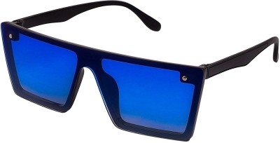 REX Rectangular Sunglasses(For Boys & Girls, Blue)