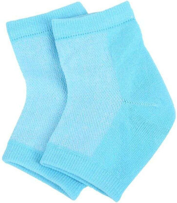 smile4u (CND_W55)Silicone Gel Heel Socks For Dry Hard Cracked Heels Repair(BLUE) Heel Support