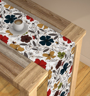 AEROHAVEN Multicolor 150 cm Table Runner(Cotton, Silk)
