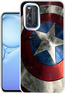 Case Club Back Cover for Vivo V19(Silver, Grip Case, Silicon, Pack of: 1)