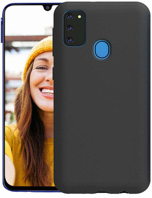WINDMILL Back Cover for Samsung Galaxy M30s, Samsung Galaxy M21(Black)