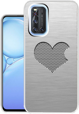 Case Club Back Cover for Vivo V19(Silver, Grip Case, Silicon, Pack of: 1)