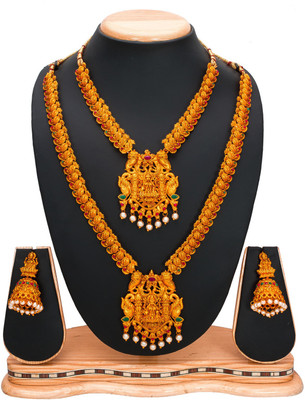 LUXOR Alloy Gold-plated Gold Jewellery Set(Pack of 1)