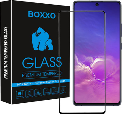Boxxo Edge To Edge Tempered Glass for Samsung Galaxy S10 Lite(Pack of 1)