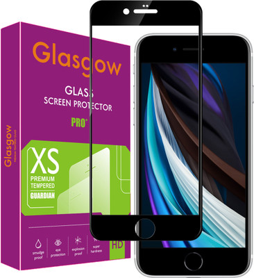 Glasgow Edge To Edge Tempered Glass for Apple iPhone SE 2020(Pack of 1)