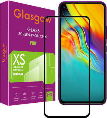 Glasgow Edge To Edge Tempered Glass for Infinix Hot 9(Pack of 1)